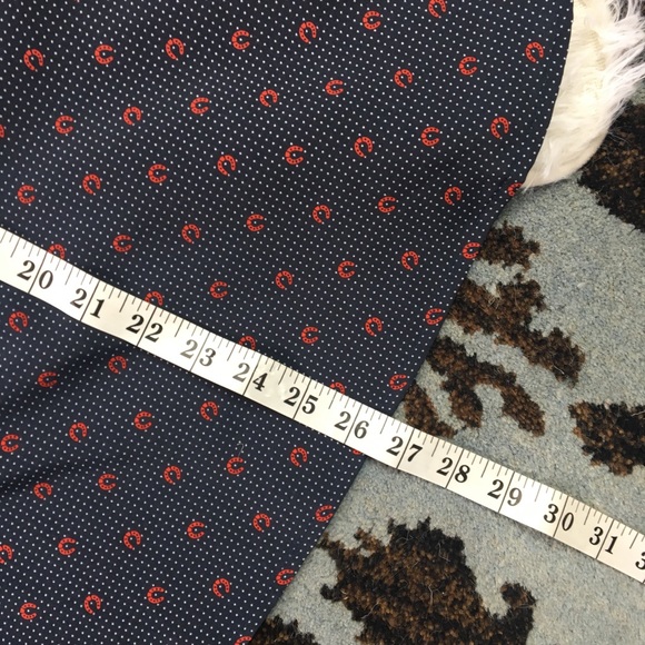 Ann Taylor Navy Horseshoe Print Tunic Small - Picture 4 of 7